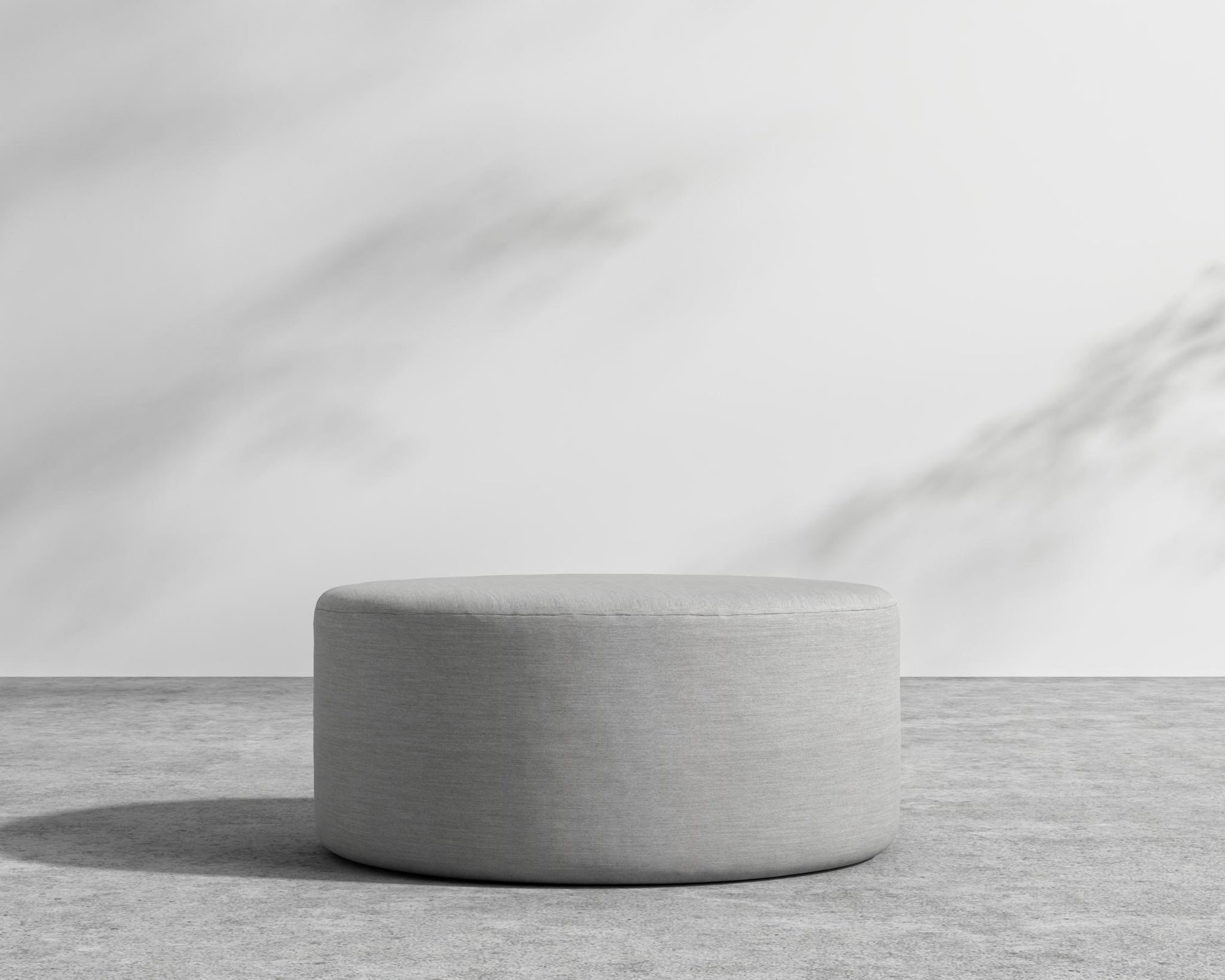 Nova Outdoor Pouf - Large - Outdoor Fabric - Encino