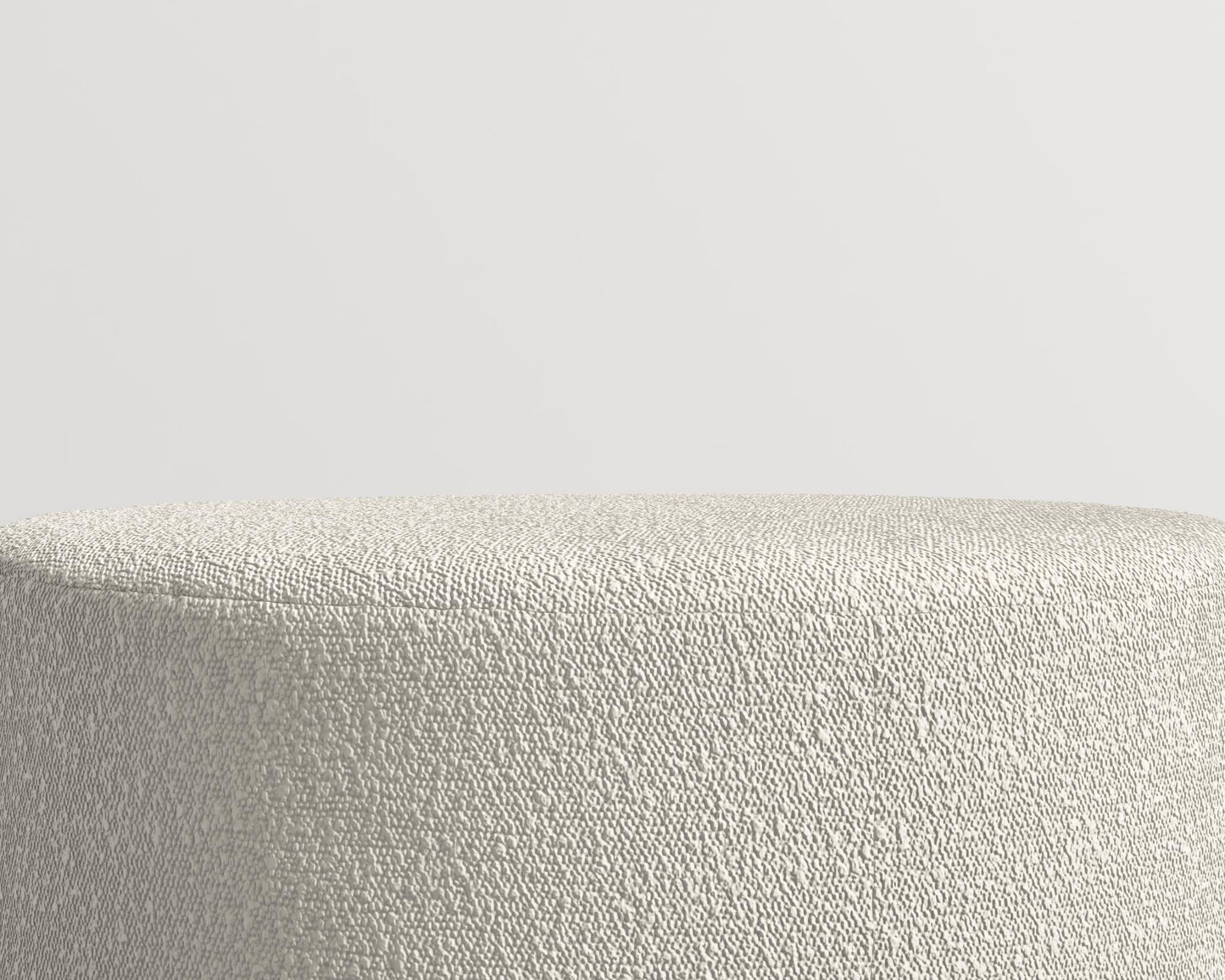 Nova Pouf - Large - Chatou Bouclé - Pearl