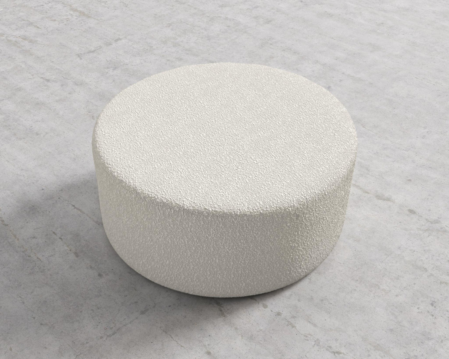 Nova Pouf - Large - Chatou Bouclé - Pearl