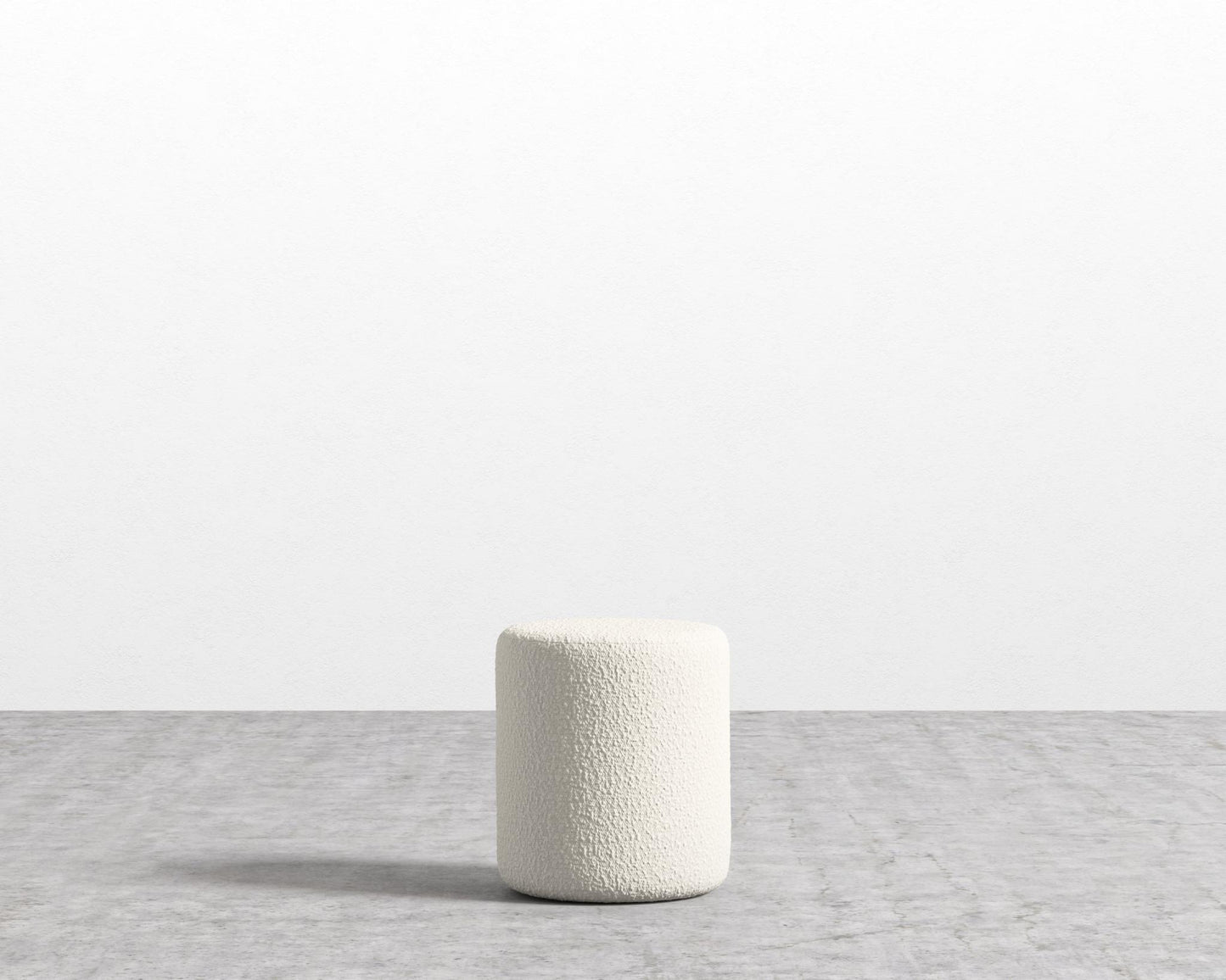 Nova Pouf - Chatou Bouclé - Pearl