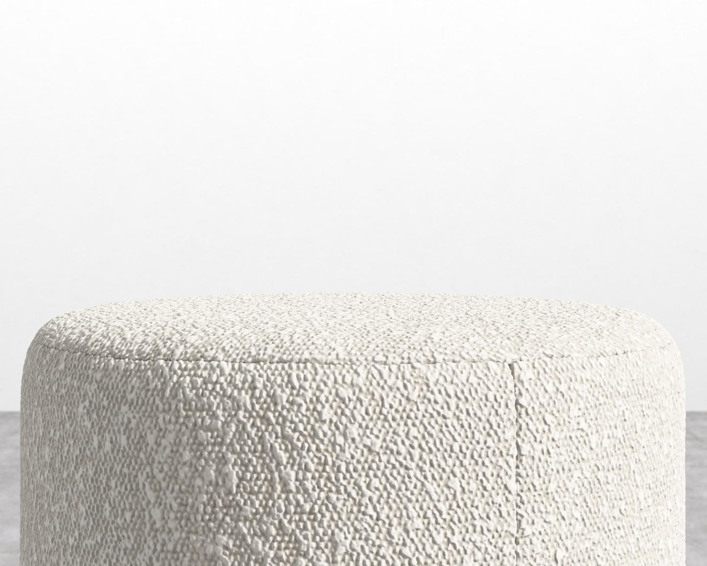 Nova Pouf - Chatou Bouclé - Pearl