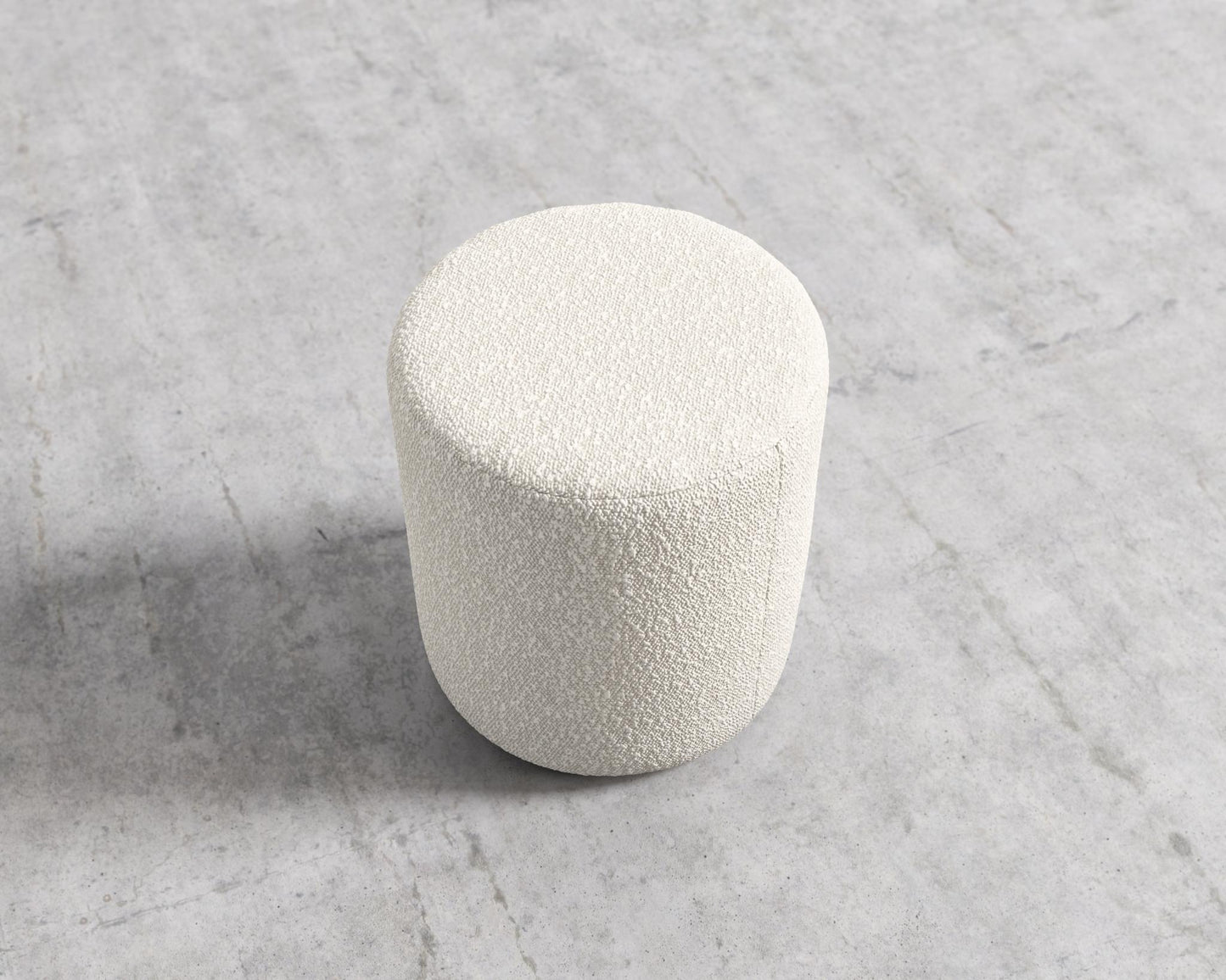Nova Pouf - Chatou Bouclé - Pearl