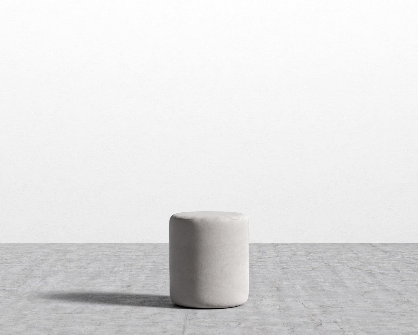 Nova Pouf - Venice Vegan Suede - Chiffon