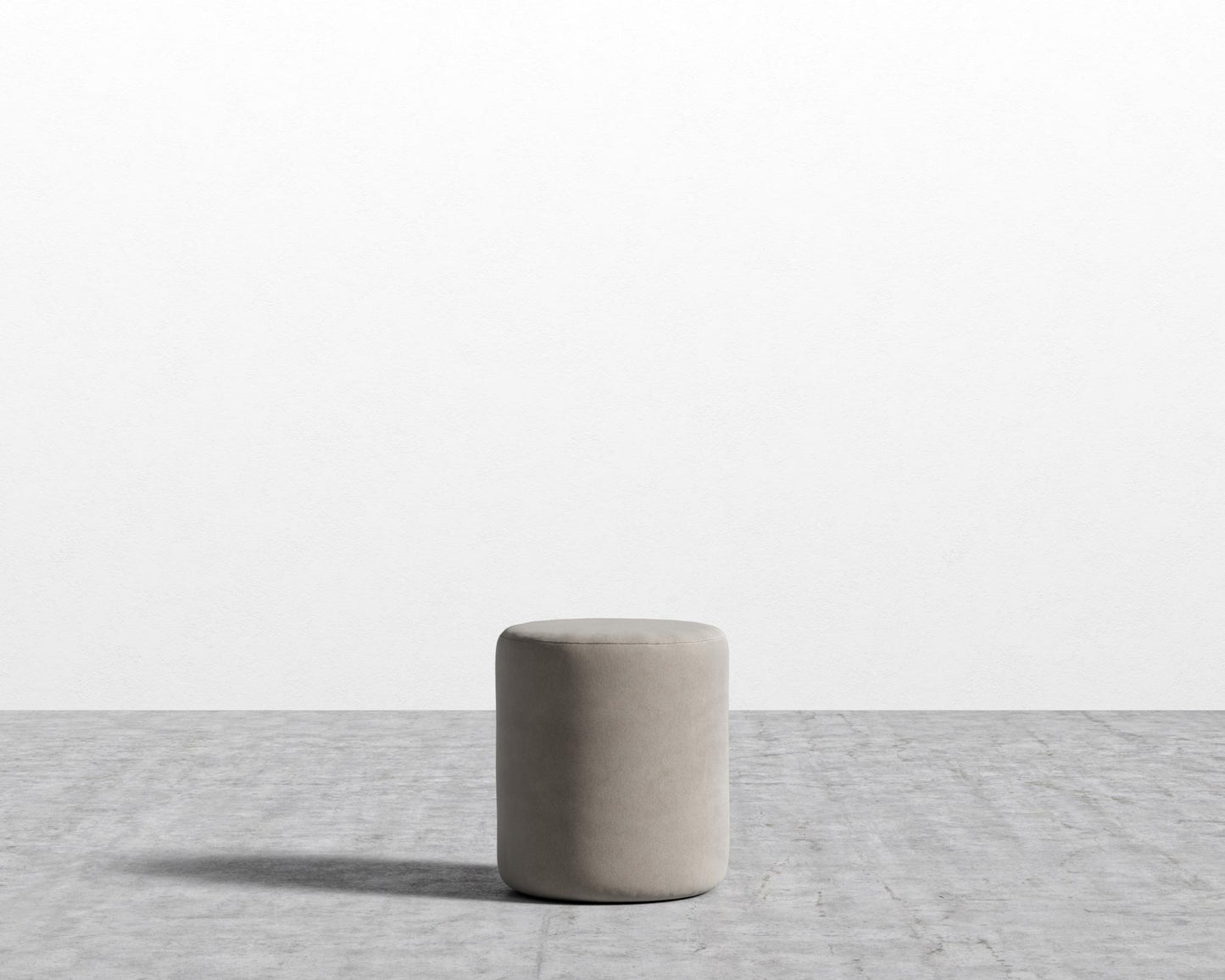 Nova Pouf - Venice Vegan Suede - Latte