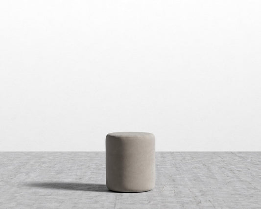 Nova Pouf - Venice Vegan Suede - Latte