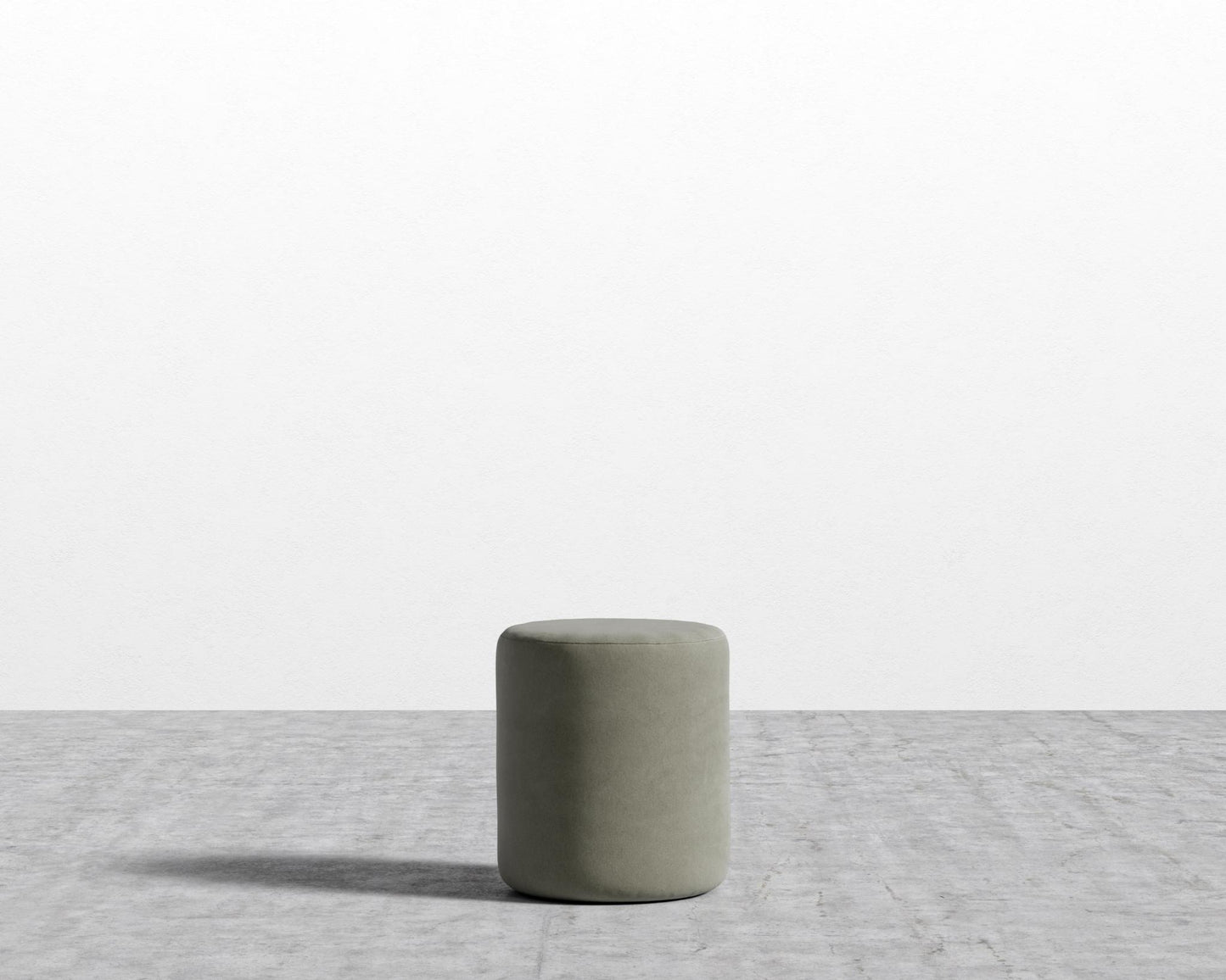 Nova Pouf - Venice Vegan Suede - Sage