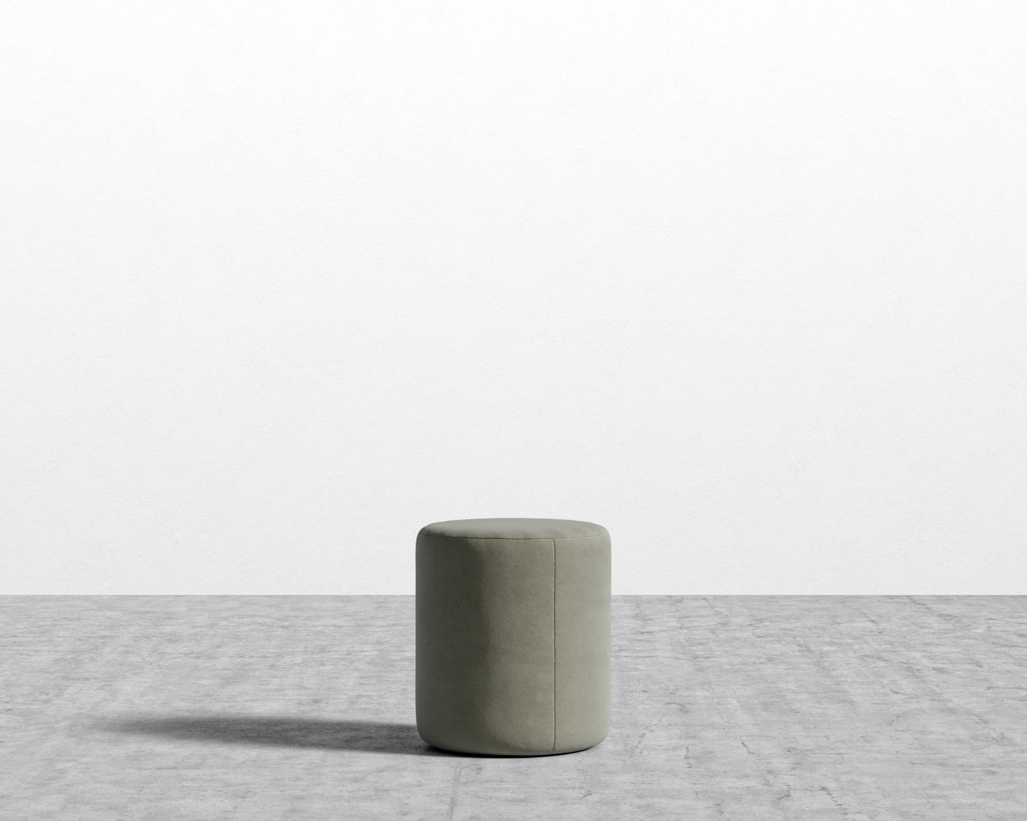 Nova Pouf - Venice Vegan Suede - Sage