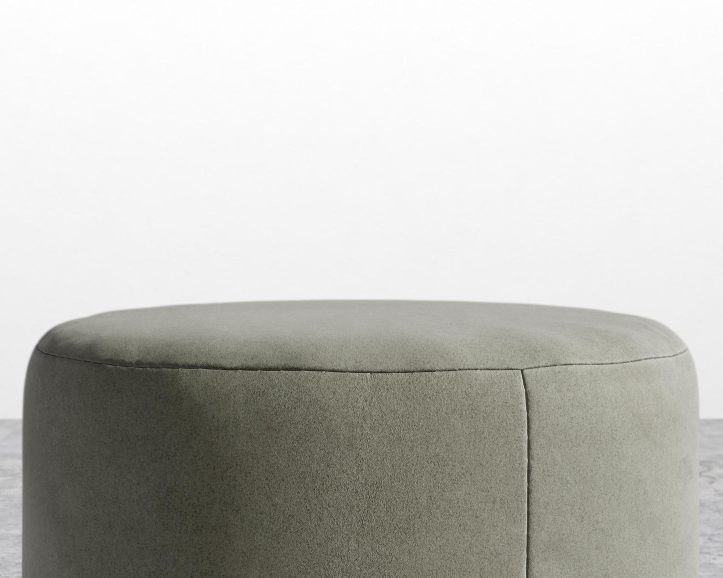 Nova Pouf - Venice Vegan Suede - Sage