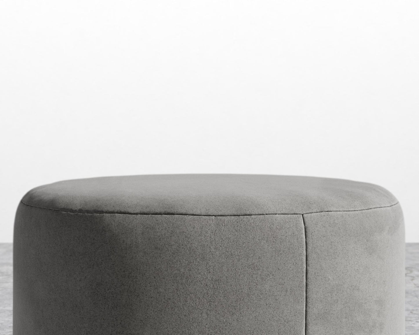 Nova Pouf - Venice Vegan Suede - Strato
