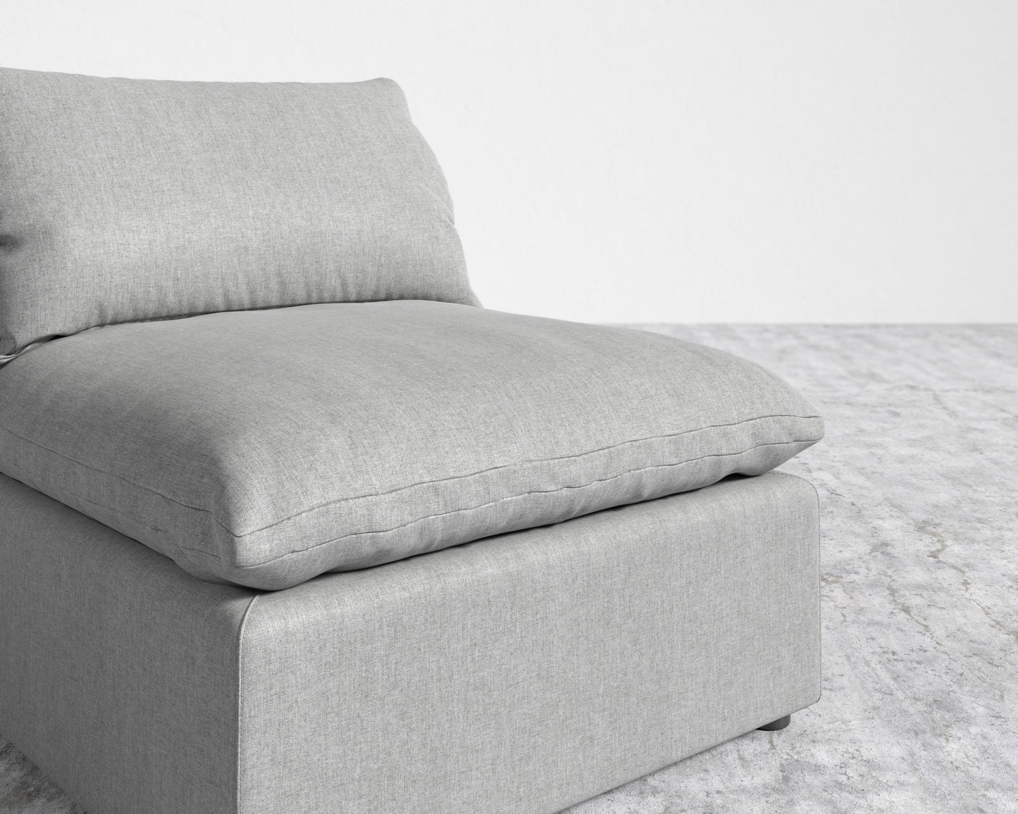 Nuvo Armless - Modern Felt - Malmo
