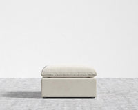 Nuvo Ottoman - Plush Velvet - Cloud