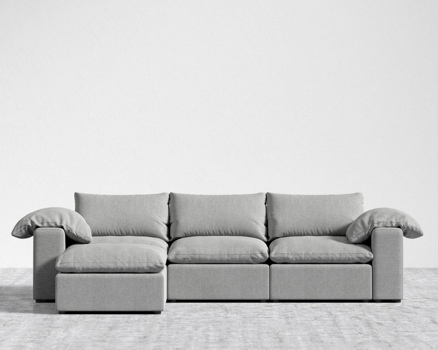 Nuvo Sectional Sofa - Modern Felt - Malmo