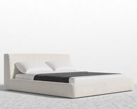 Ophelia Bed - Full, Chatou Bouclé - Pearl