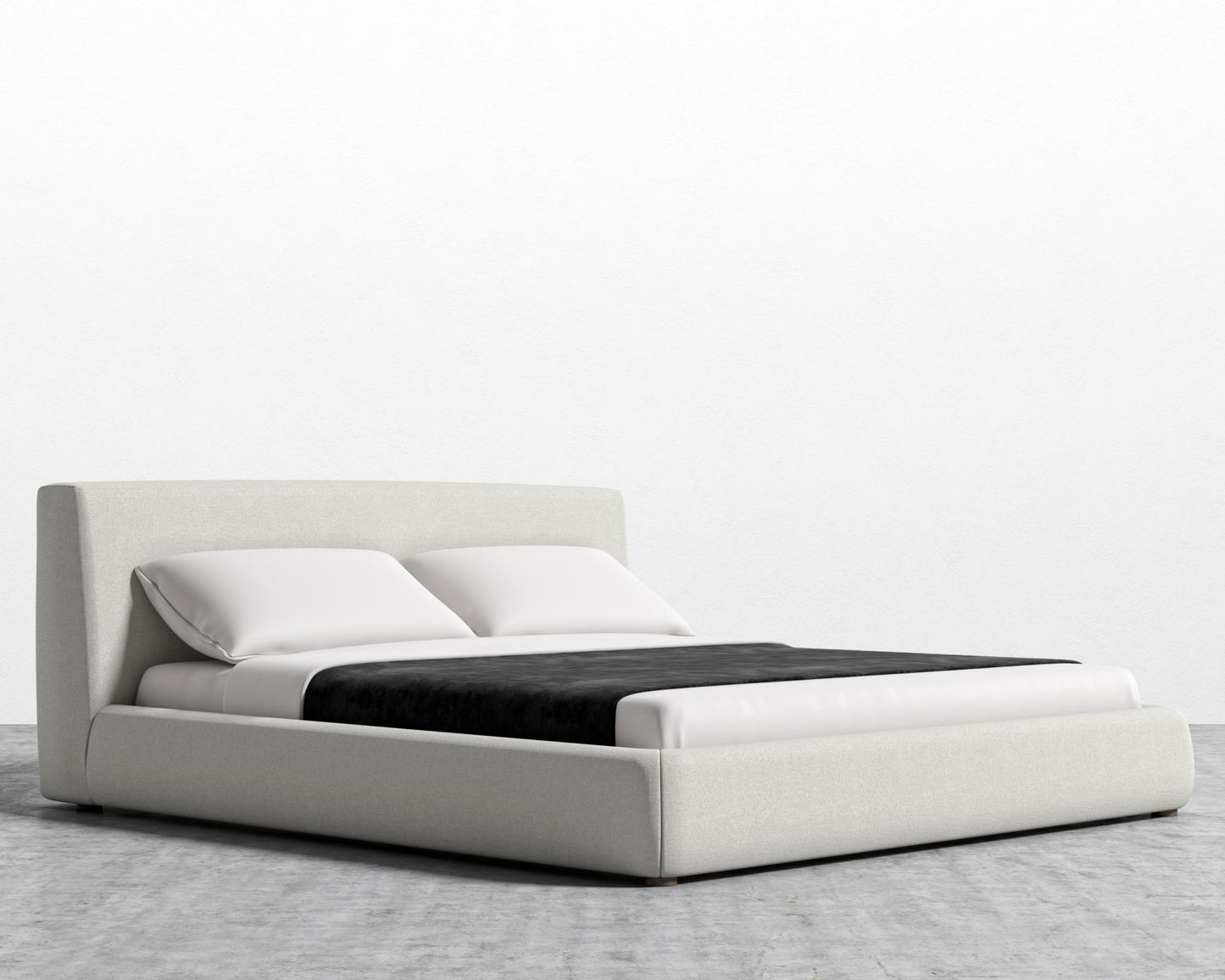 Ophelia Bed - Queen, Modern Felt - Alesund