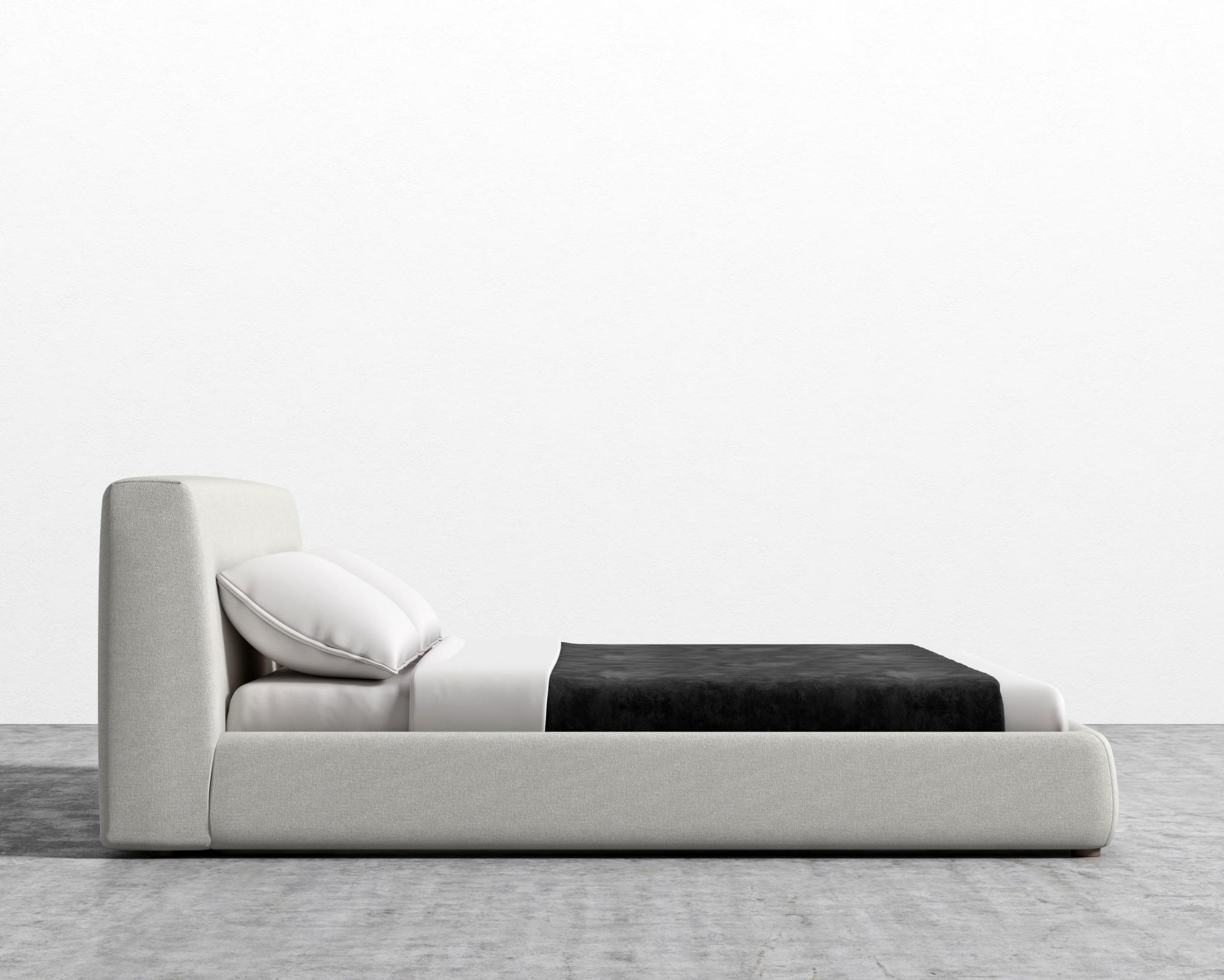 Ophelia Bed - Queen, Modern Felt - Alesund