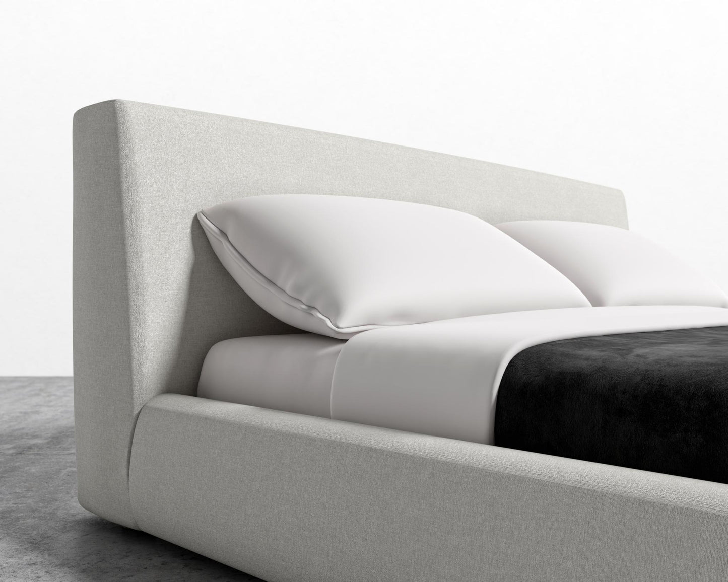 Ophelia Bed - Queen, Modern Felt - Alesund