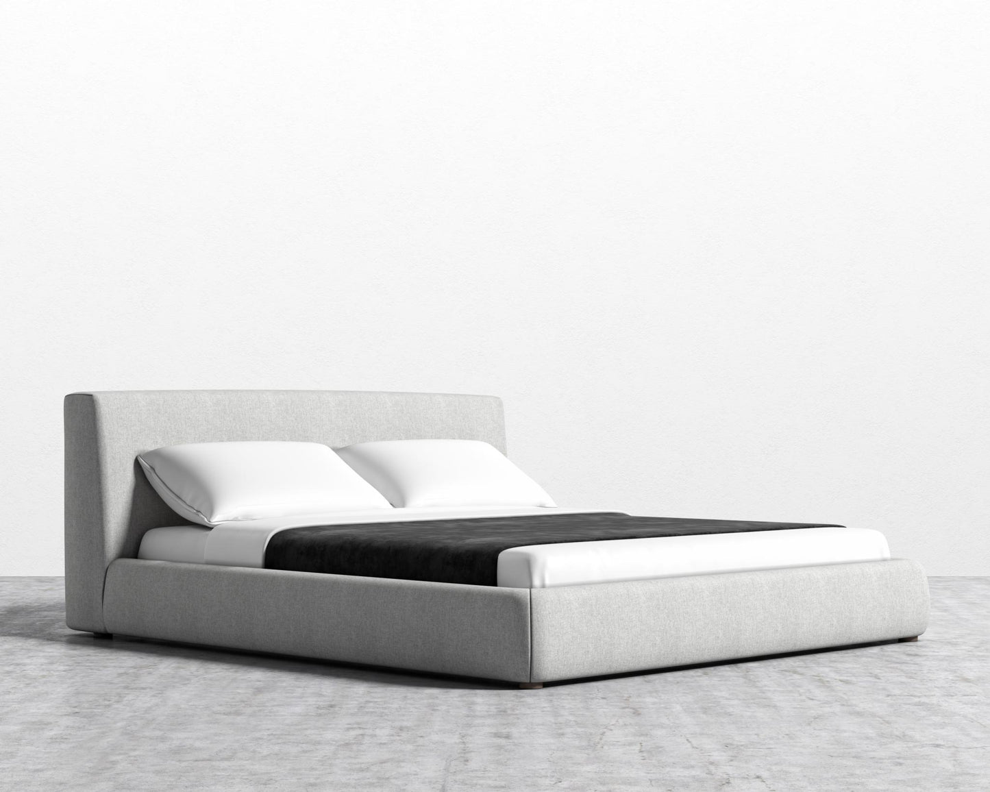 Ophelia Bed - King, Modern Felt - Malmo