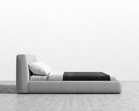 Ophelia Bed - King, Modern Felt - Malmo