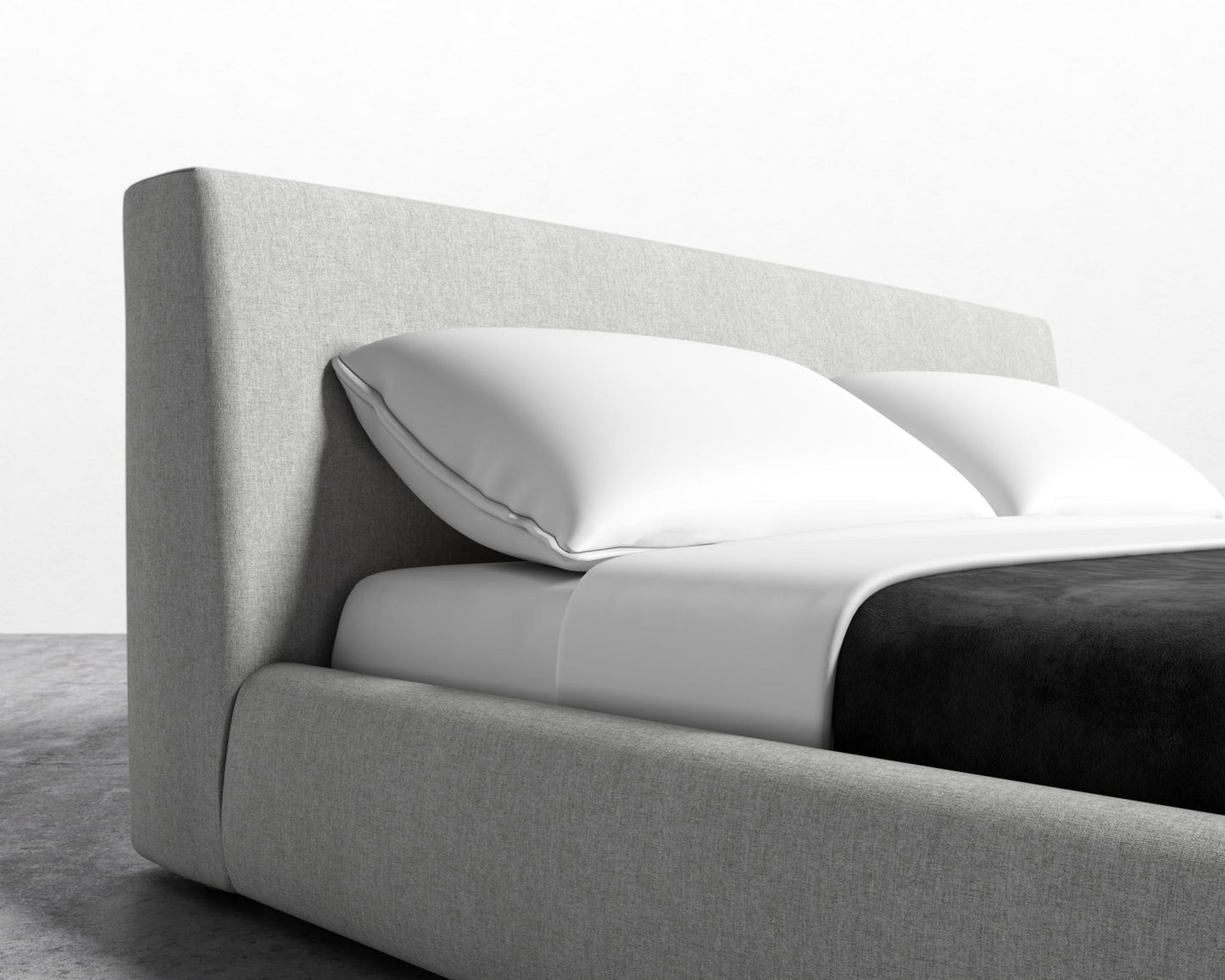 Ophelia Bed - King, Modern Felt - Malmo