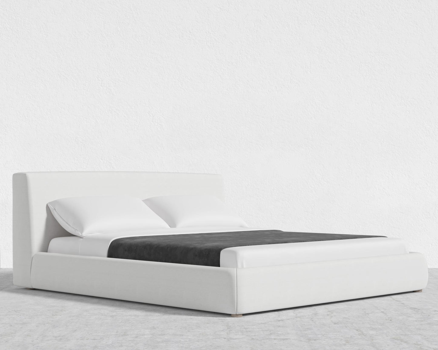 Ophelia Bed - Full, Performance Linen - Swan