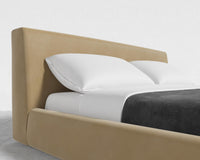 Ophelia Bed - Full, Plush Velvet - Dune