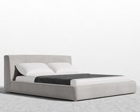 Ophelia Bed - Full, Venice Vegan Suede - Chiffon