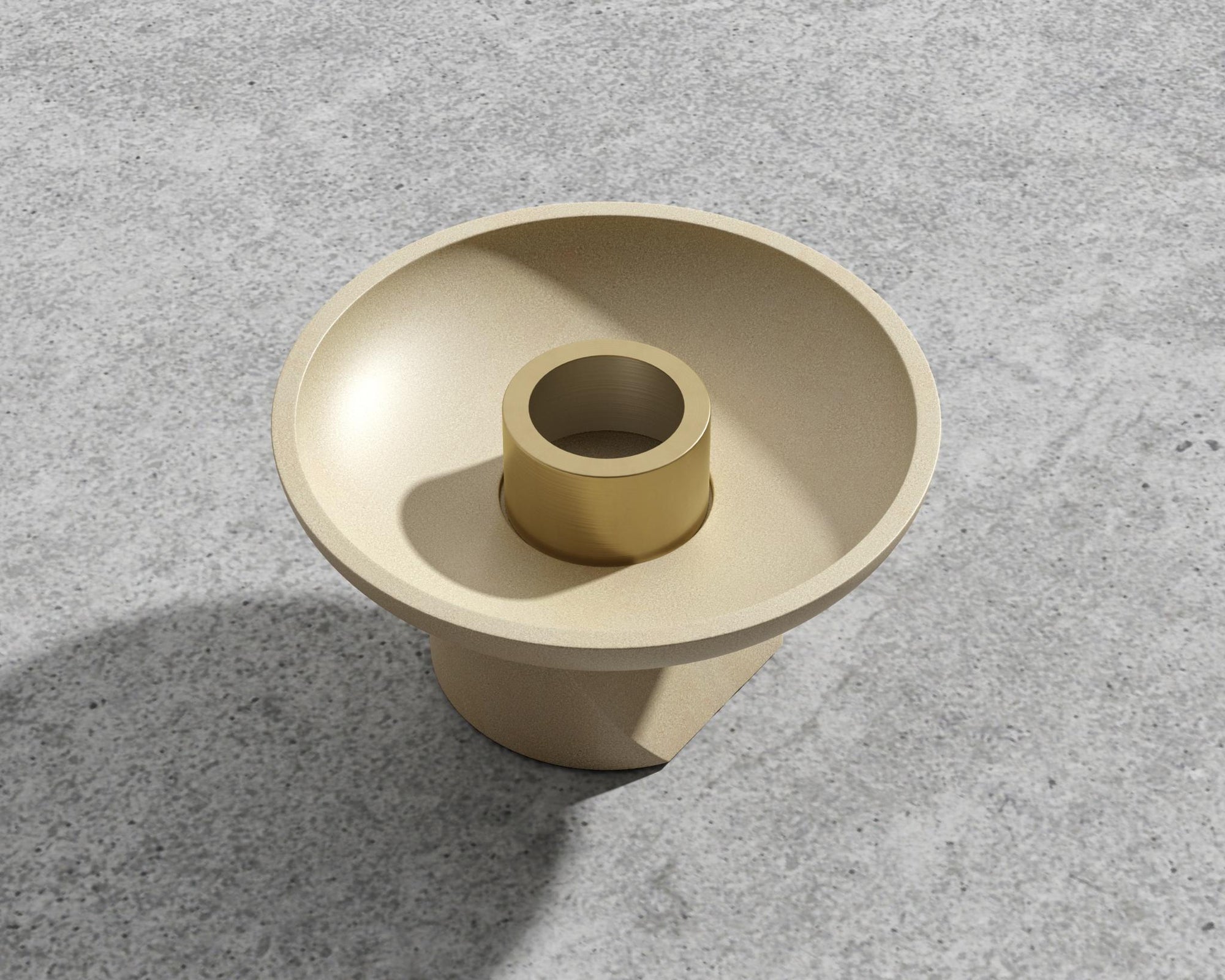 Ophira Oil Lantern - Small, Olympia Wax Concrete