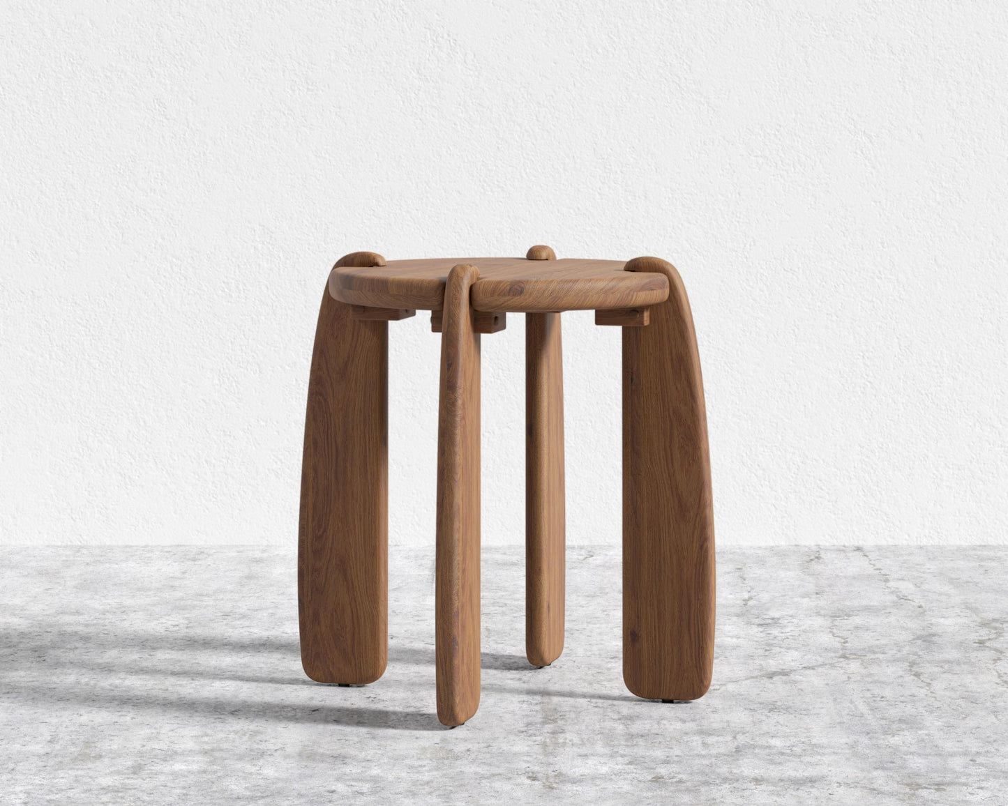 Orb Side Table - Walnut Acacia