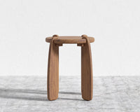 Orb Side Table - Walnut Acacia