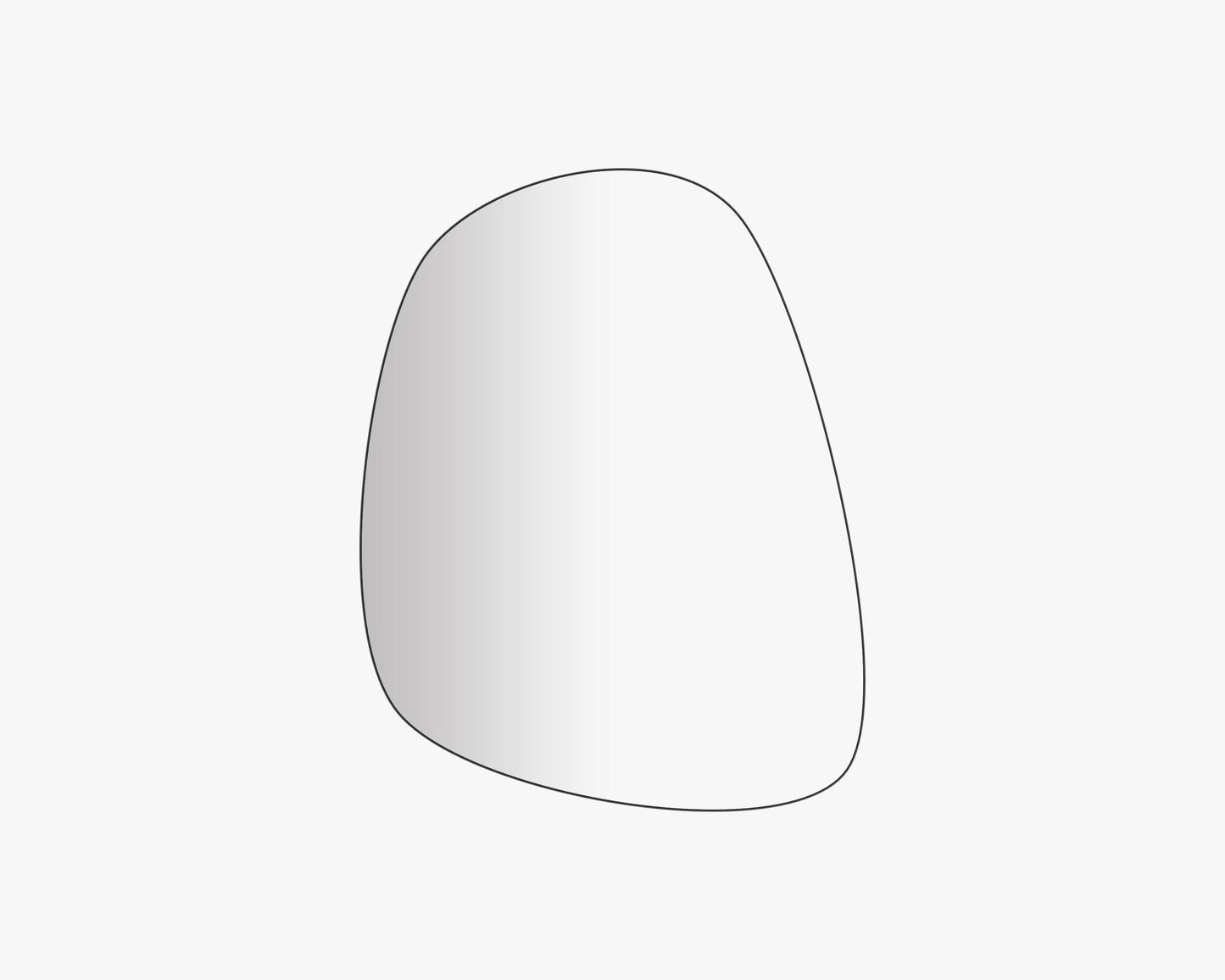 Organa Mirror - Large - Black