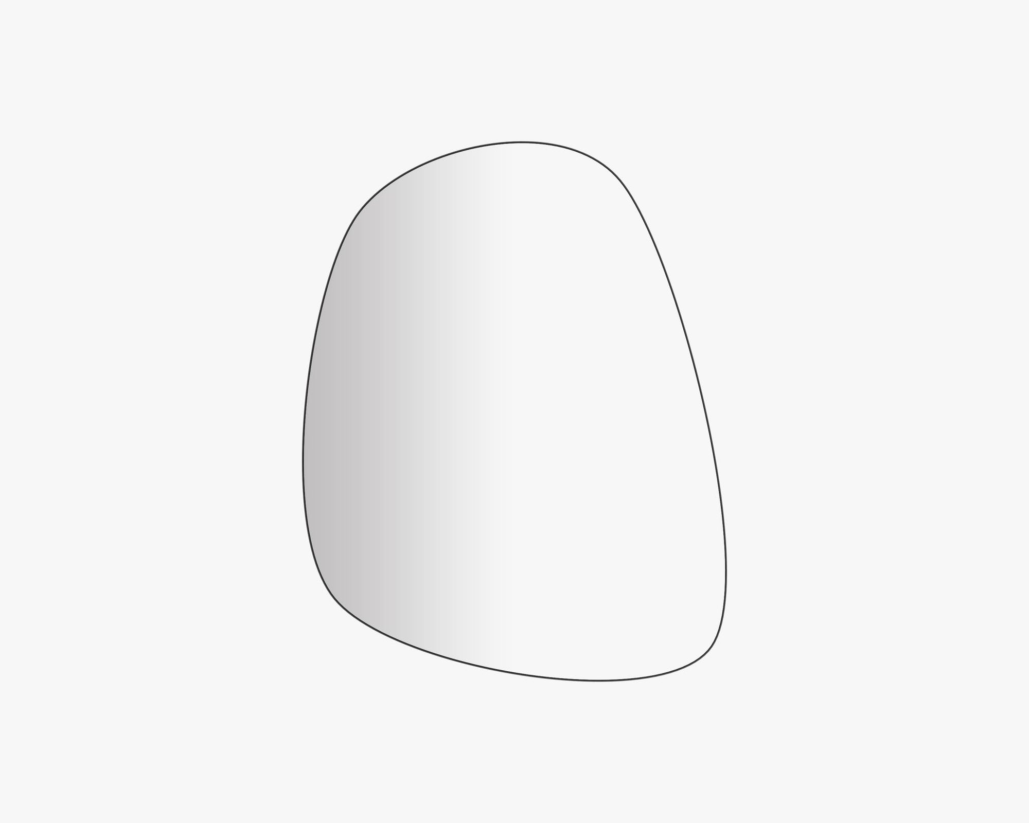 Organa Mirror - Large - Black