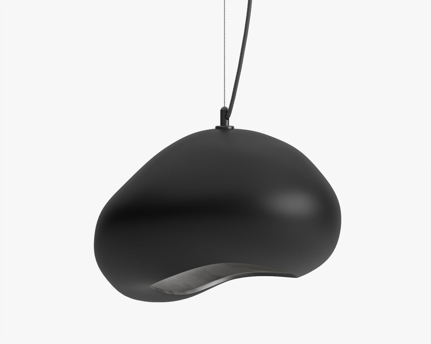 Organa Pendant - Small, Matte Black