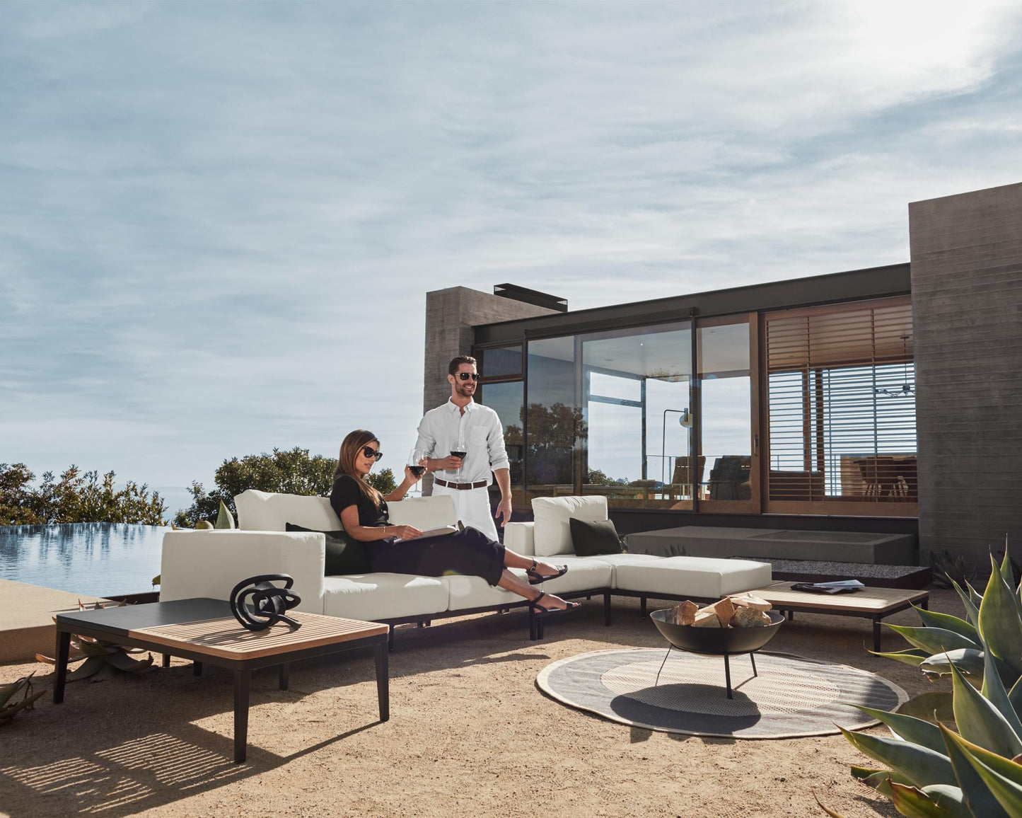 Francis Outdoor Ottoman