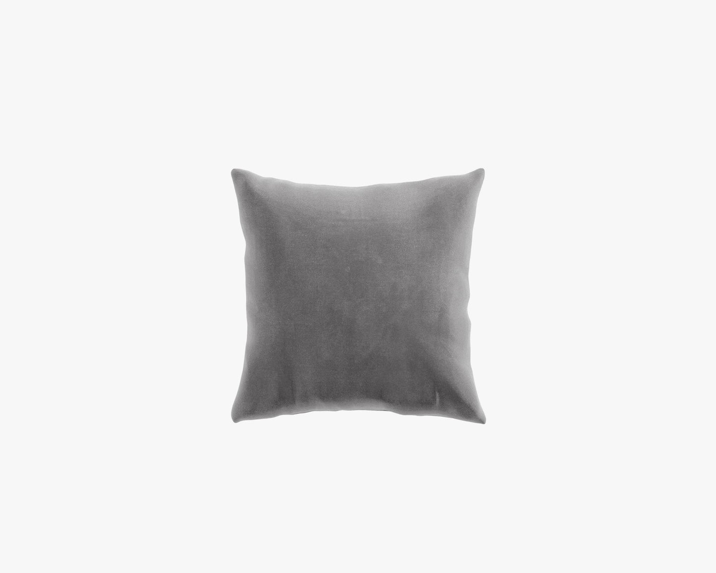 Square Pillow - Plush Velvet - Glacier Grey