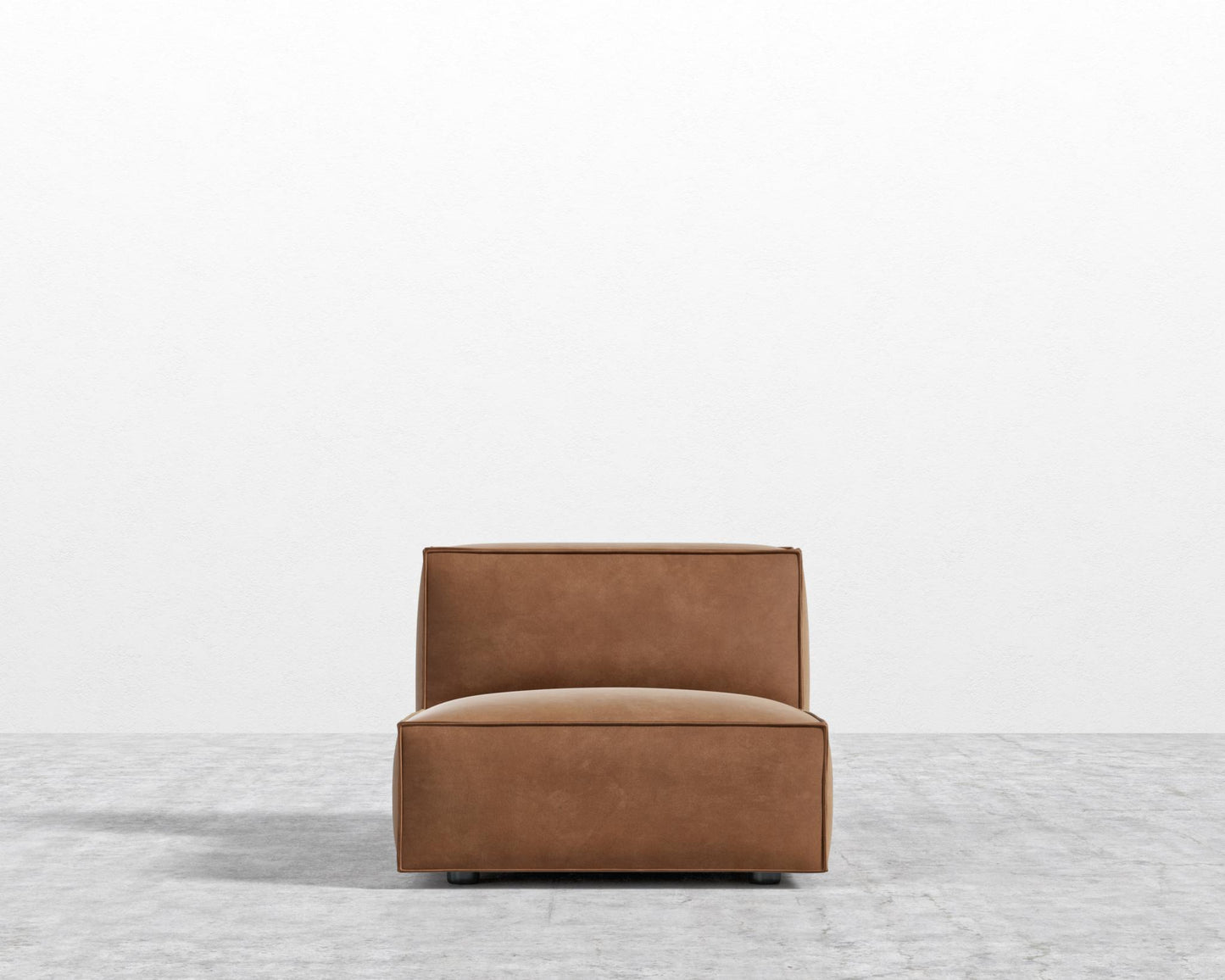 Porter Armless - Black Feet, Venice Vegan Suede - Cider