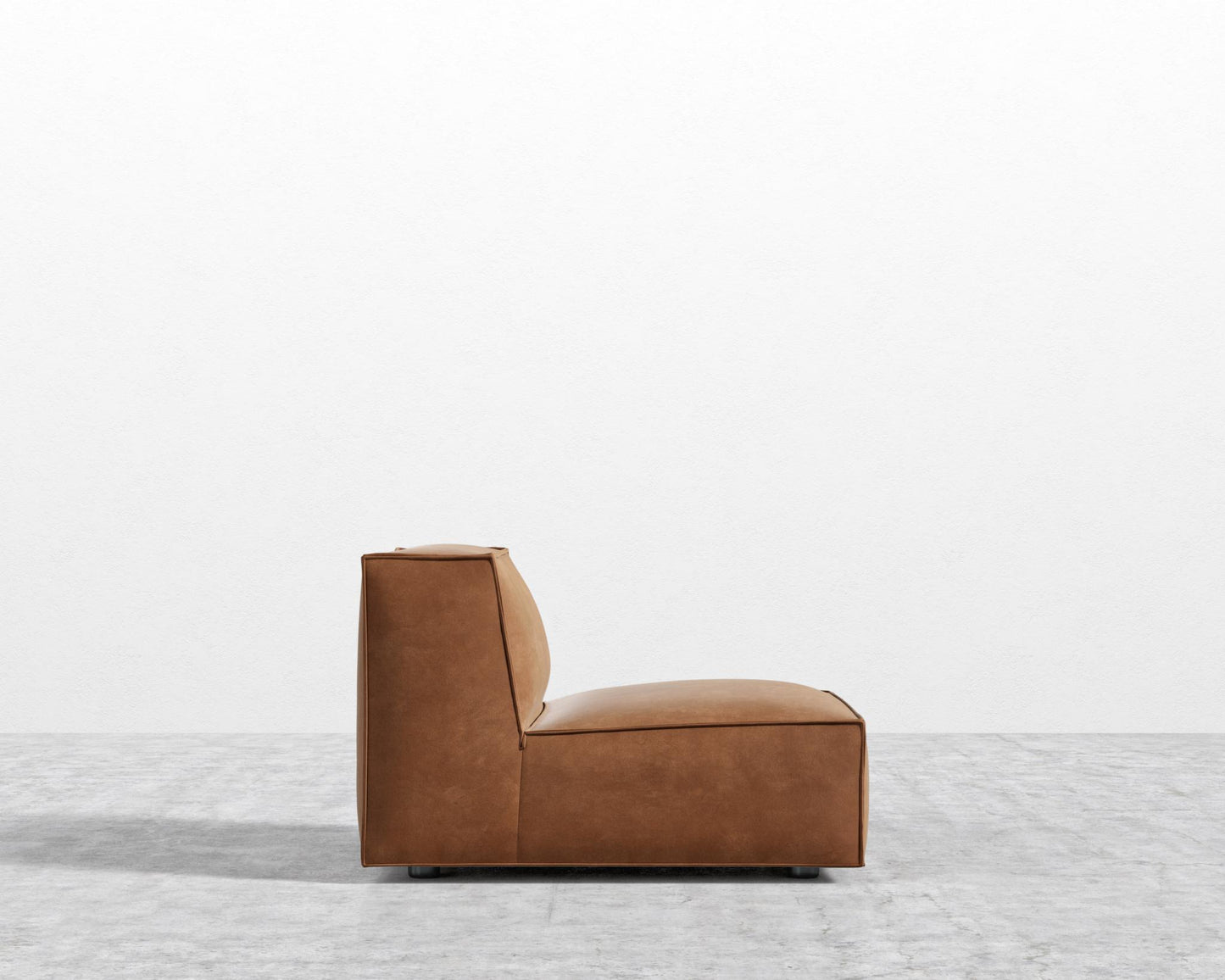 Porter Armless - Black Feet, Venice Vegan Suede - Cider