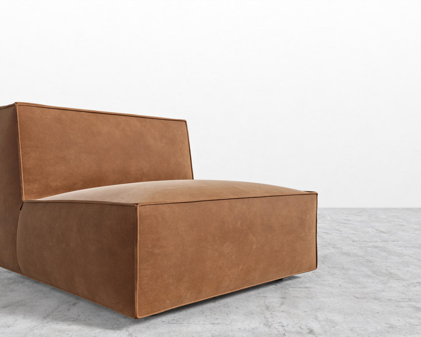 Porter Armless - Black Feet, Venice Vegan Suede - Cider