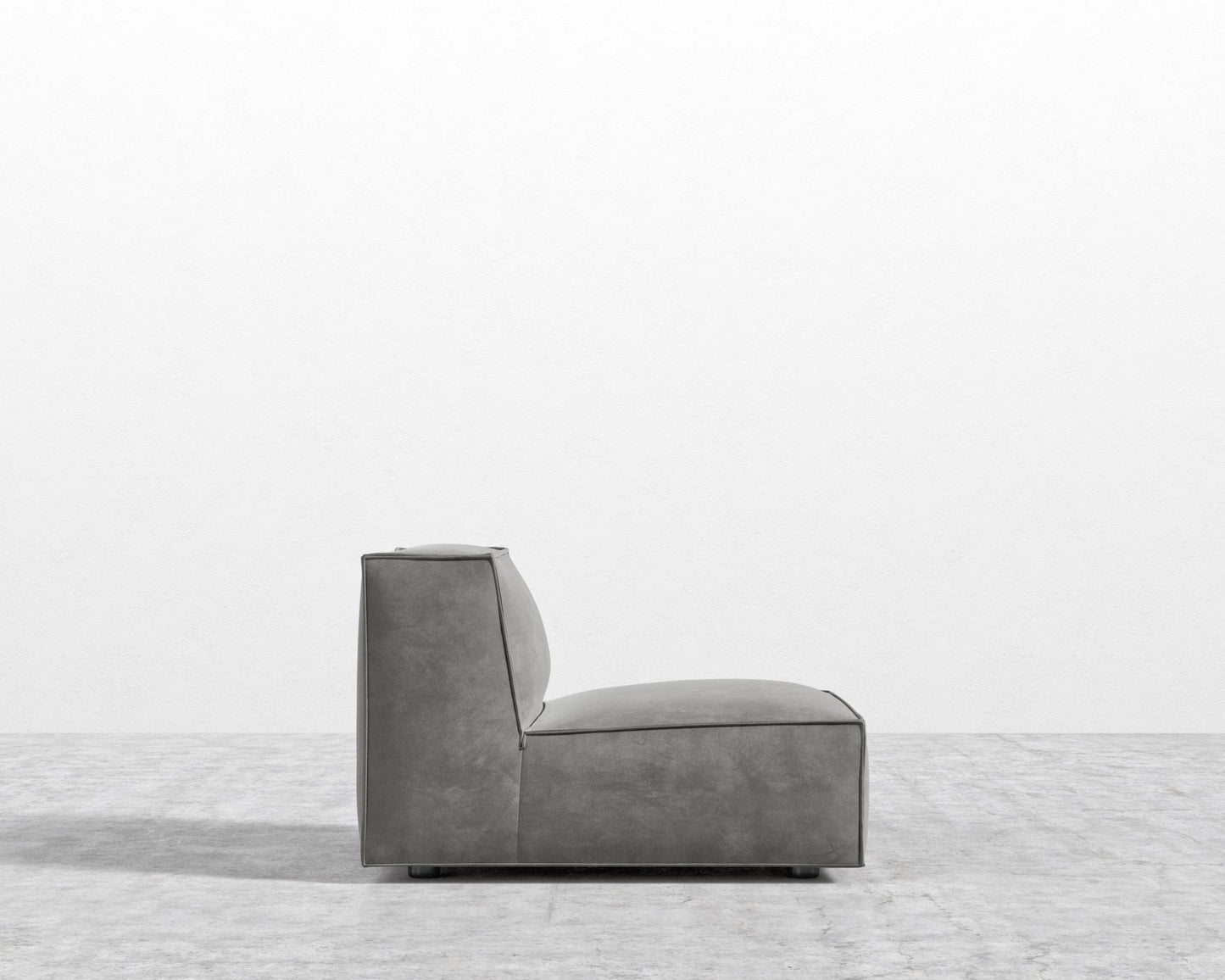 Porter Armless - Black Feet, Venice Vegan Suede - Strato