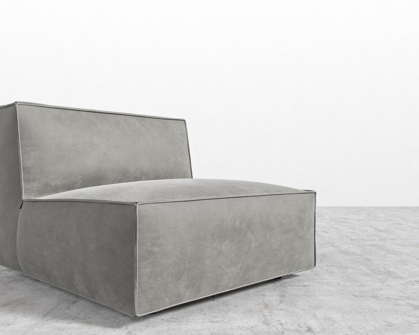 Porter Armless - Black Feet, Venice Vegan Suede - Strato