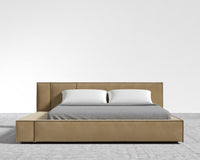 Porter Bed - 1x Side Extension, Cal King, Plush Velvet - Dune