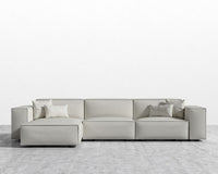 Porter Sectional - Black Feet, Left-Hand-Facing, Modern Felt - Alesund