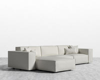 Porter Sectional - Black Feet, Left-Hand-Facing, Modern Felt - Alesund
