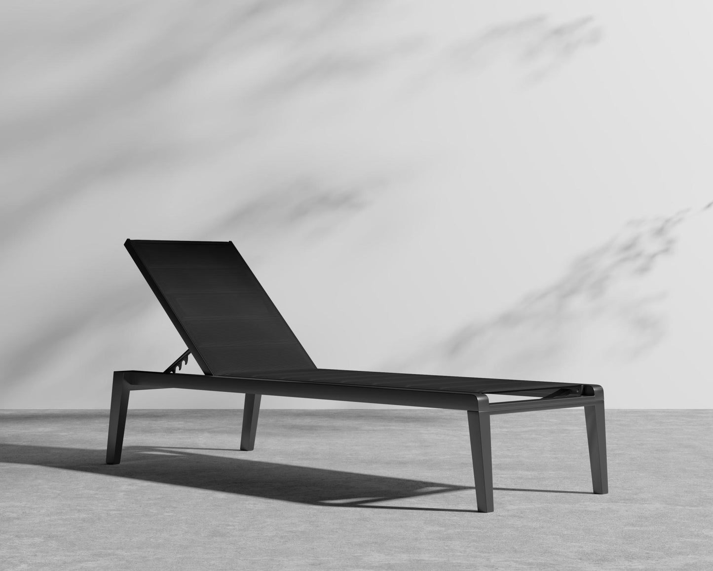 Preston Outdoor Lounger - Black