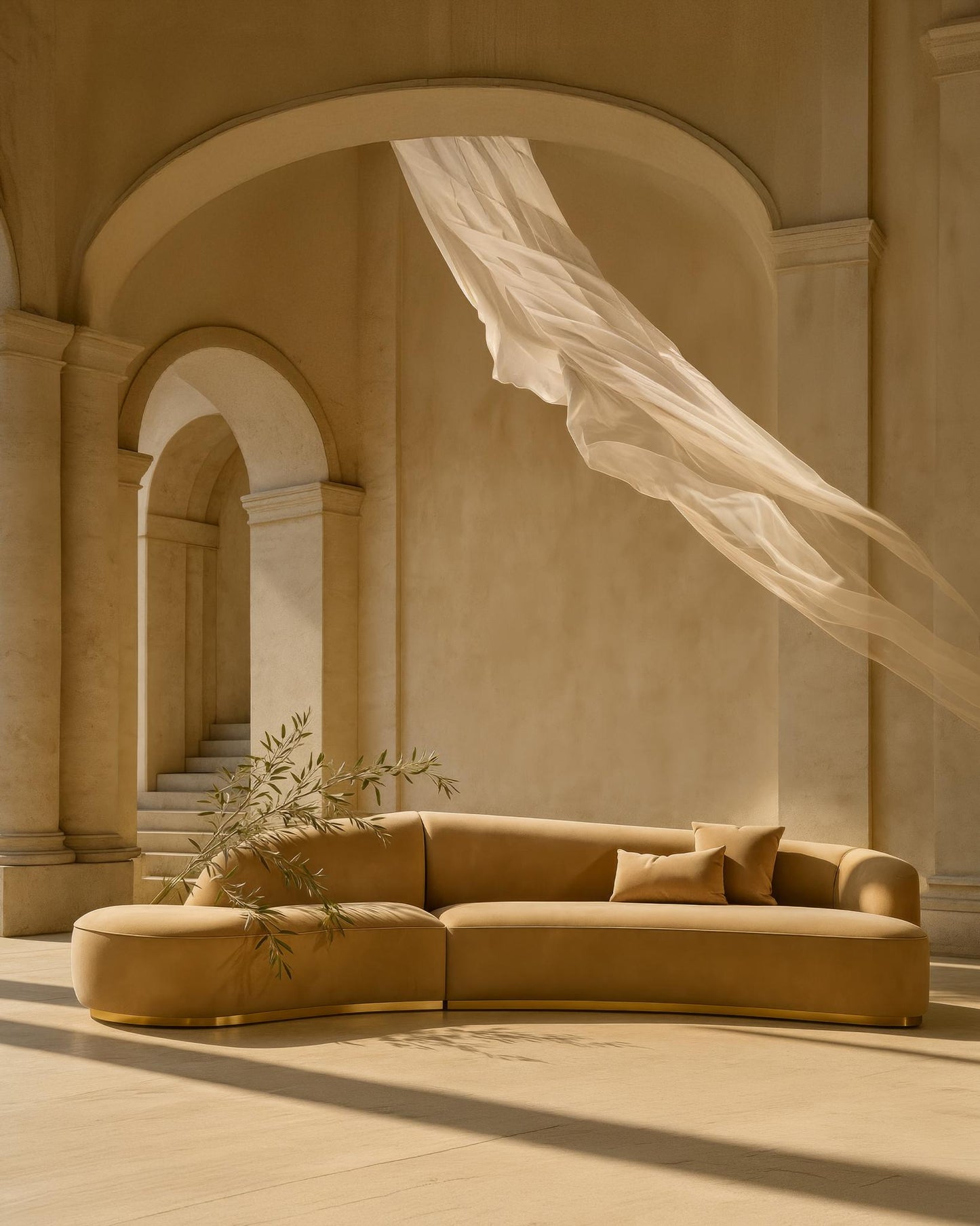 Reya Curved Sectional