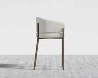 Solana Counter Stool - Modern Felt - Alesund, Antique Brushed Brass - Solana