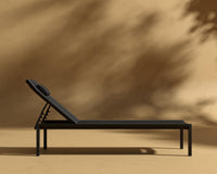 Spencer Outdoor Lounger - Black