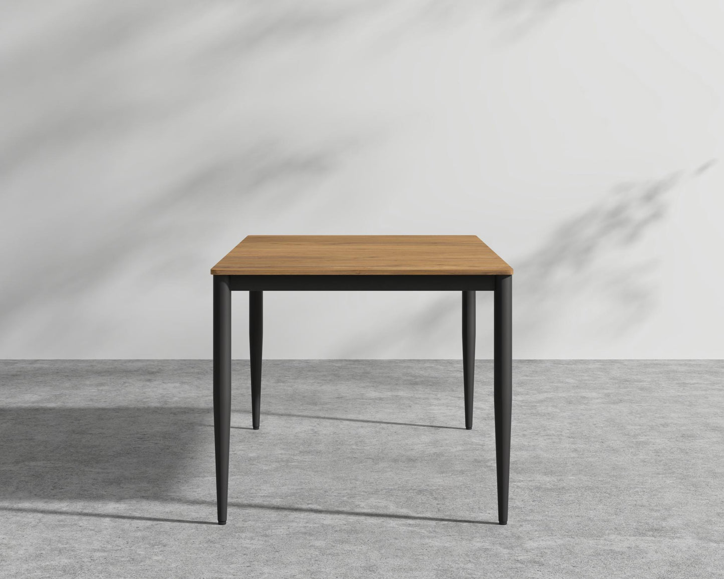 Spencer Outdoor Dining Table - Teak, Black