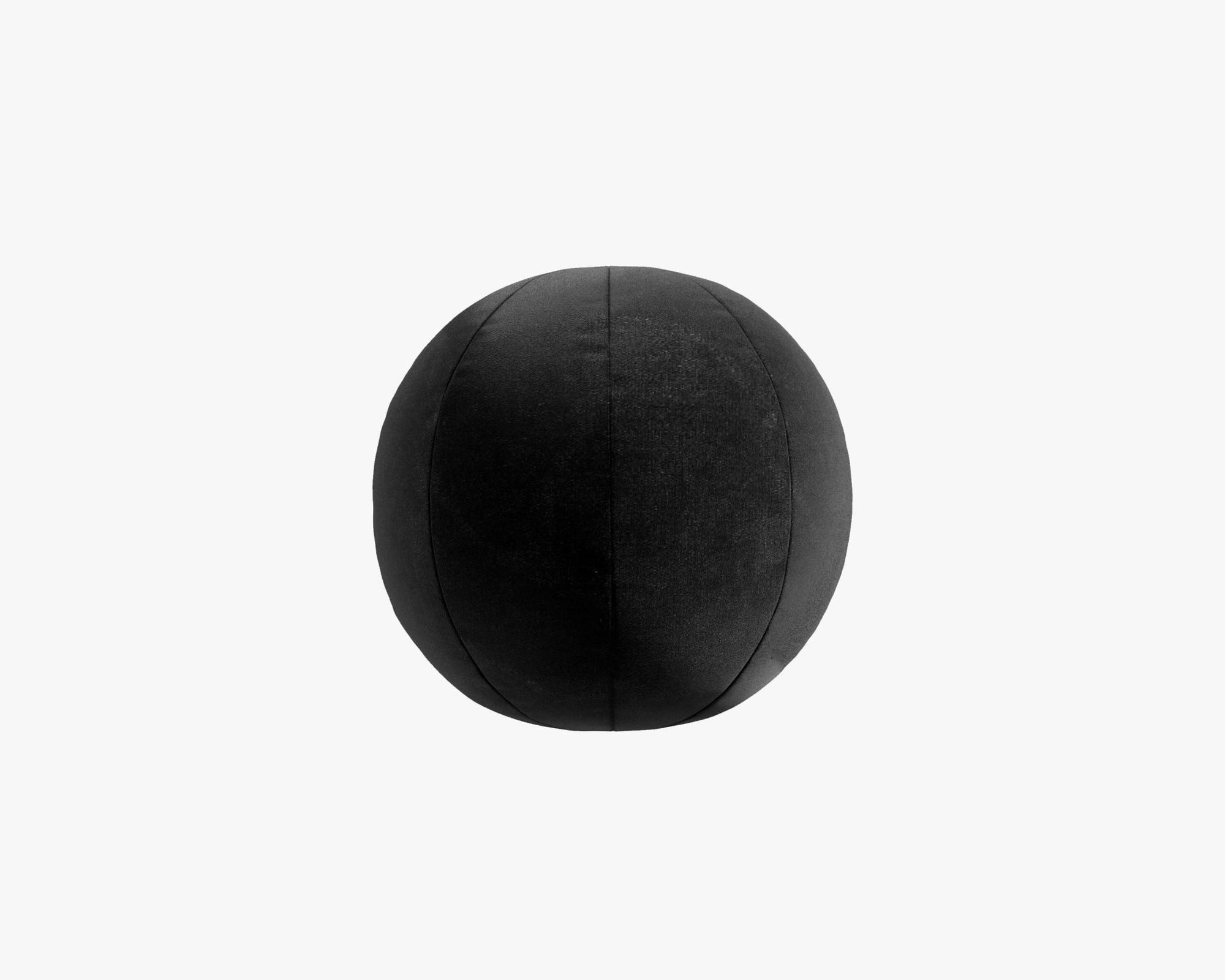 Sphere Pillow - Plush Velvet - Black