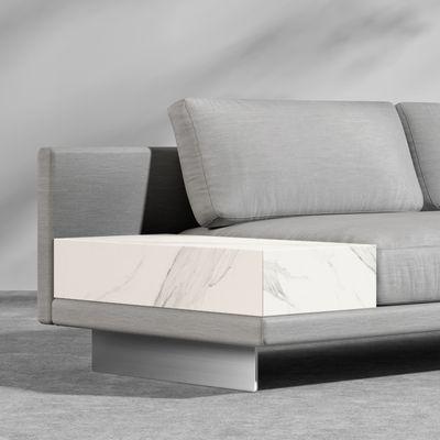 White Calacatta Ceramic Table