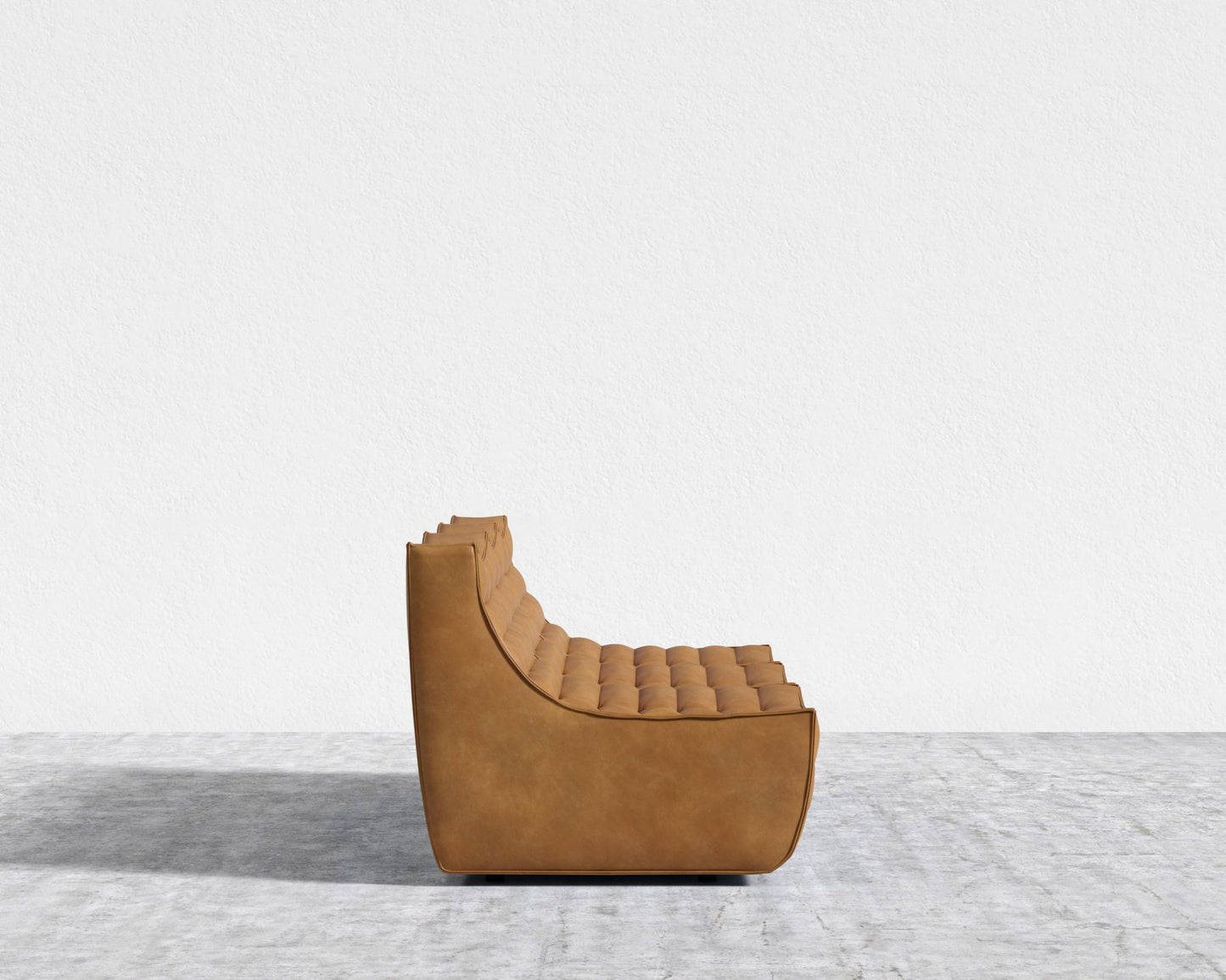 Tanner 3 Seater Sofa - Microfiber Leather - Trento Morocco